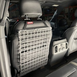 Ford F-350 Seat Back Tech Plate Kit - BuiltRight Industries - `17-`20 Ford F-350 Seat Back Tech Plate Kit - BuiltRight Industries - `17-`20